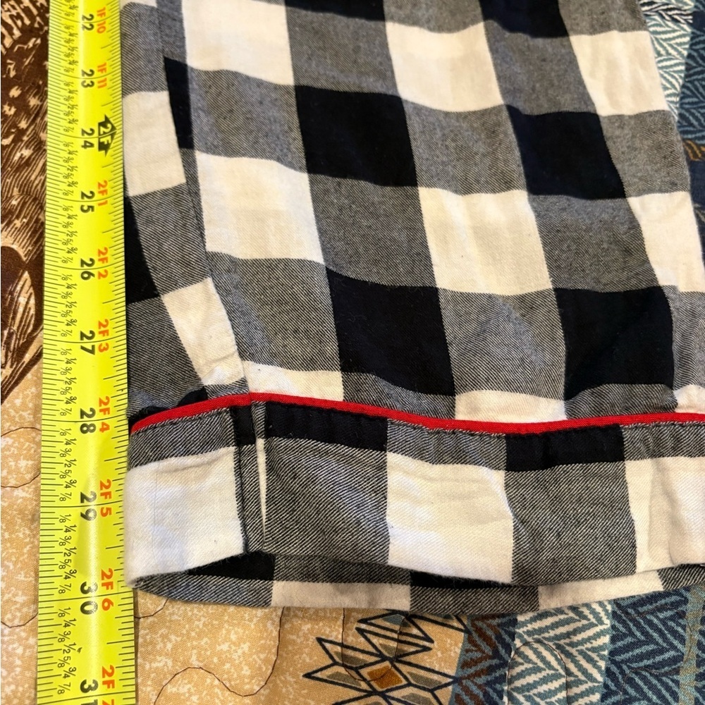 Wondershop Black and White buffalo check/red piping  Pajama Set women’s XS - Picture 16 of 16